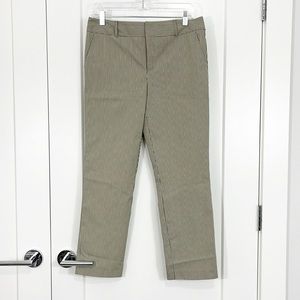 Norma Kamali Size 4 Gray Pinstripe Trouser Pants